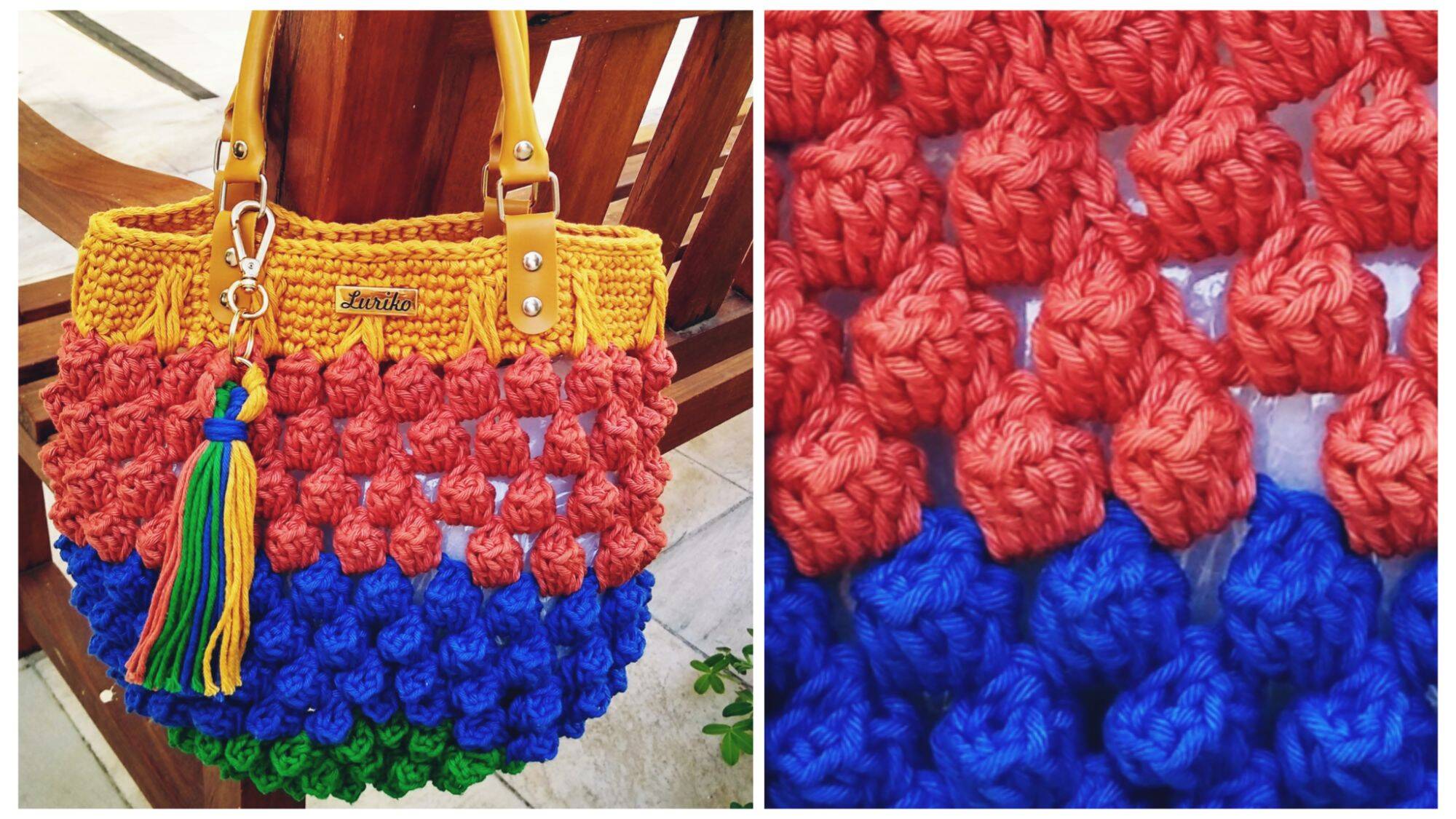 Bolsa de Crochê Pipoca: Modelo e Técnicas para Iniciantes