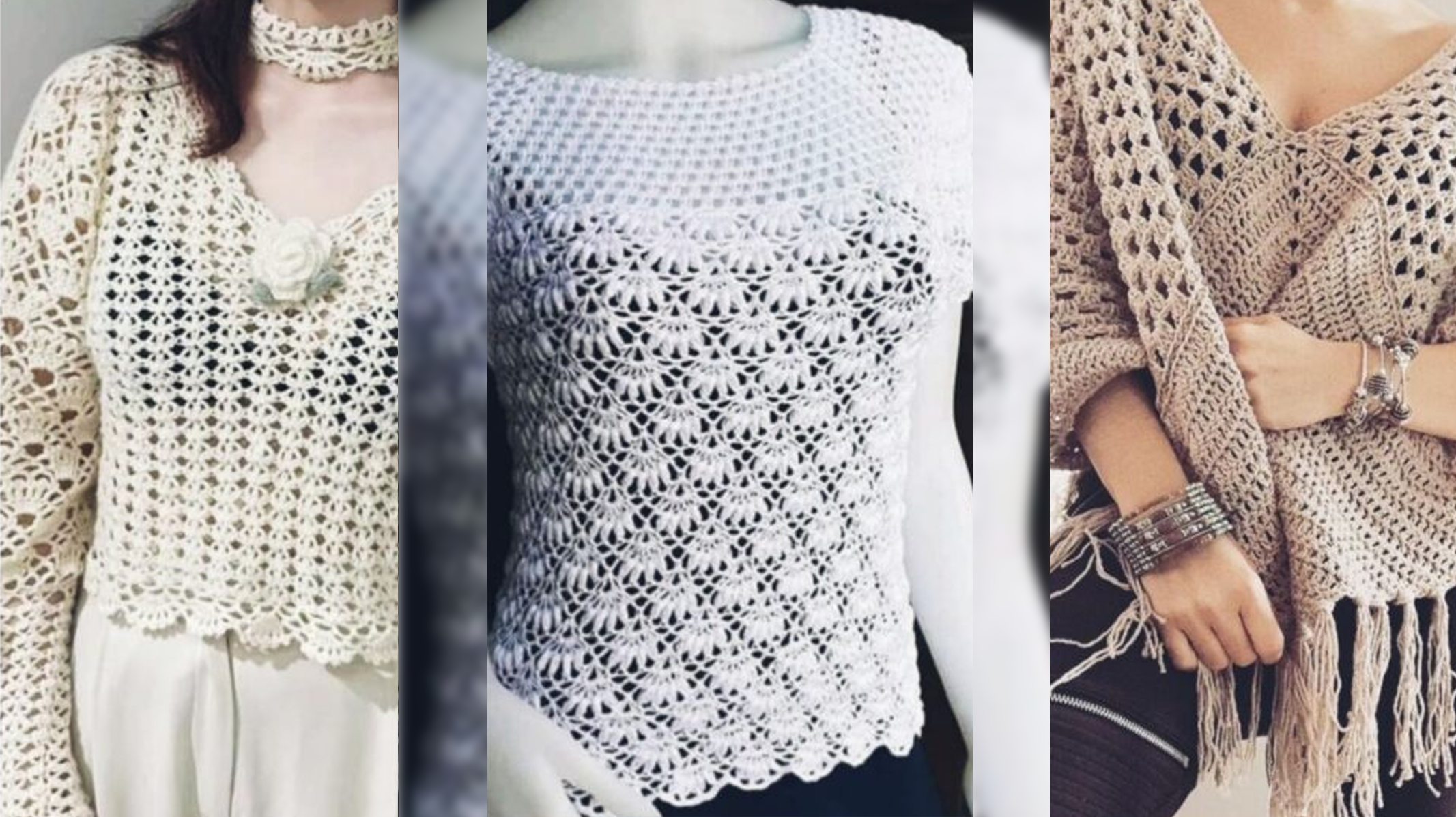 19 Blusas de Crochê Moderno: A Tendência Atemporal que Conquista Corações