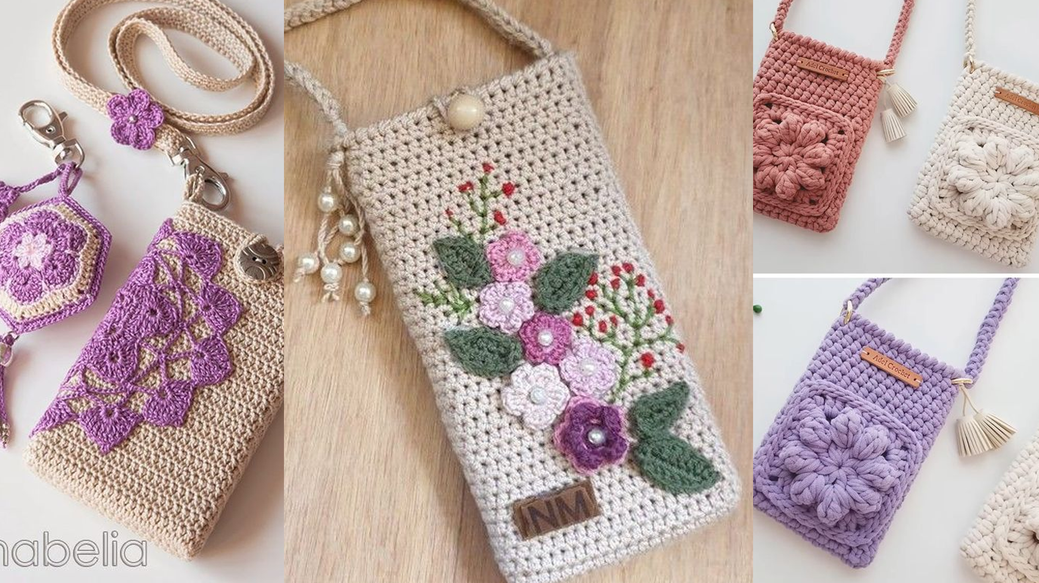 Bolsinhas de Celular em Crochê: Estilo e Praticidade na Palma da Sua Mão