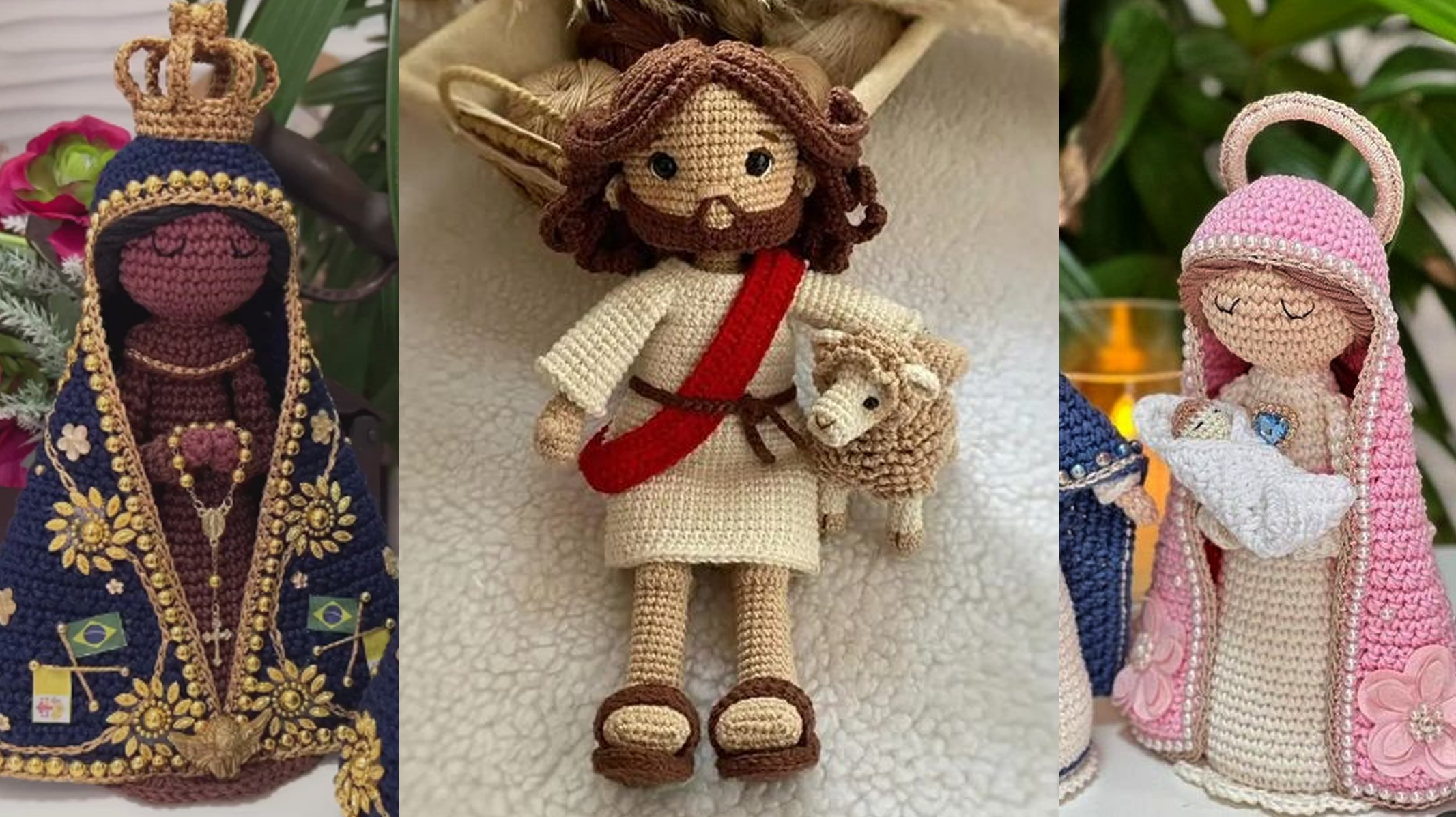 Santinhos e Santinhas em Amigurumis de Crochê – De Coração e Lucratividade na Certa