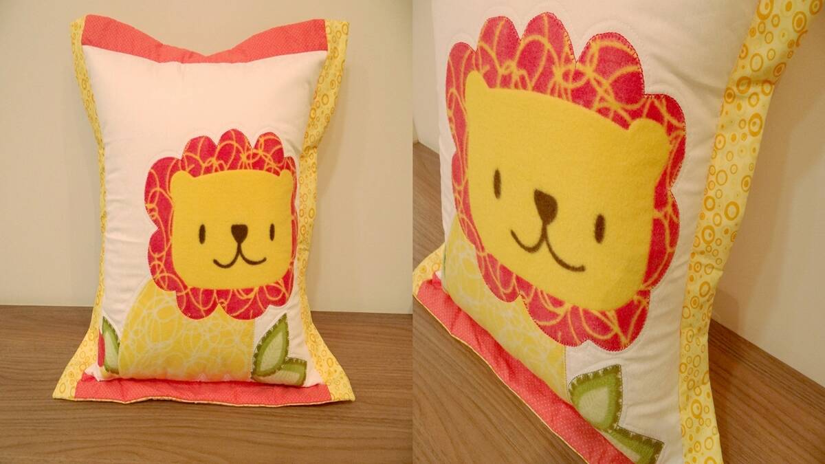 Almofada Infantil em Patchwork: Faça Para Uma Criança!
