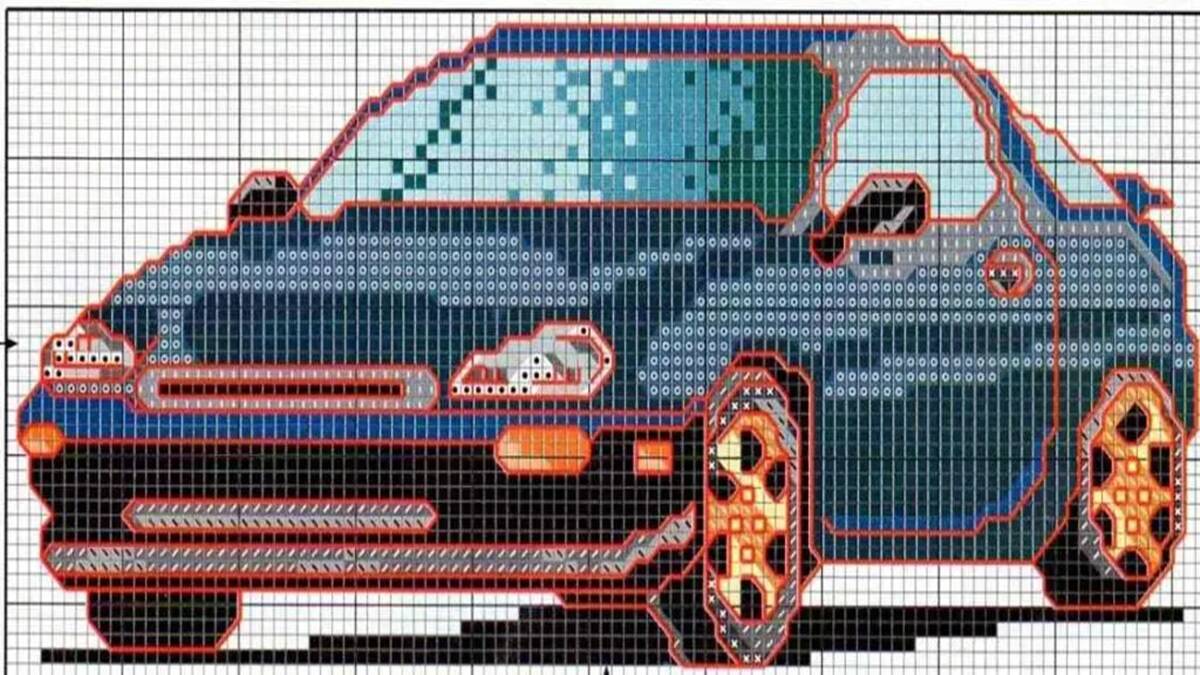Carrinho em Ponto Cruz: Aprenda a Adicionar Em Seu Artesanato!