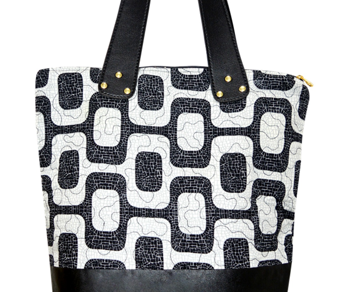 Bolsa em Patchwork com Couro Sintético: Passo a Passo