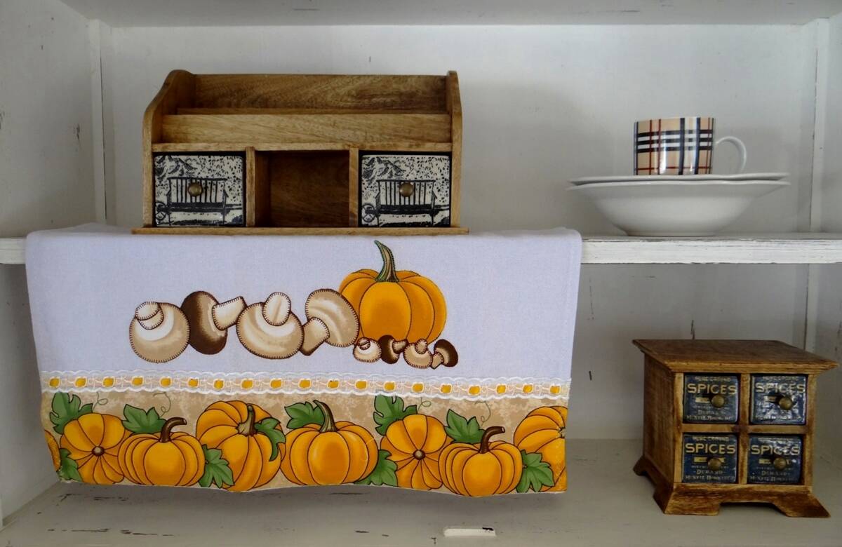 Pano de Prato Com Frutas em Patchwork: Passo a Passo