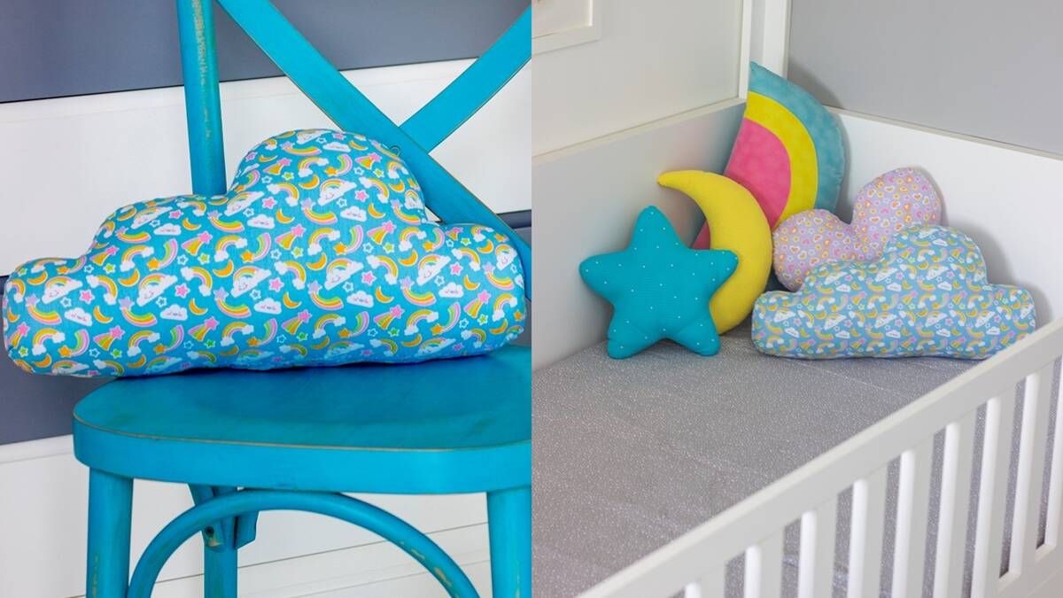Almofada Nuvem Love Arco-íris em Patchwork:  Guia Completo