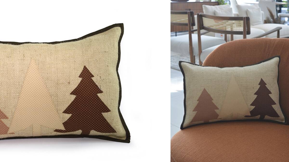 Almofada Natalina Pinheirinho em Patchwork: Faça a Sua!