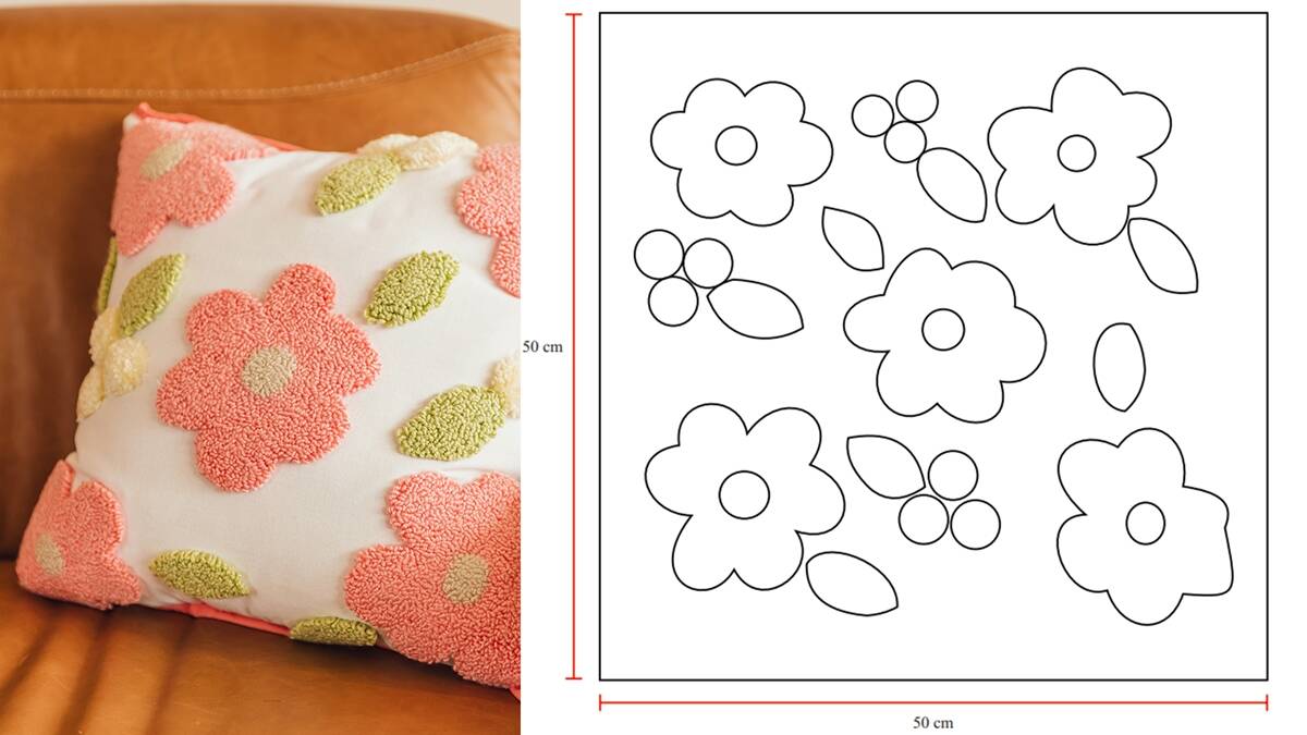 Almofada Primavera Bordada: Aprenda a Fazer a Sua!