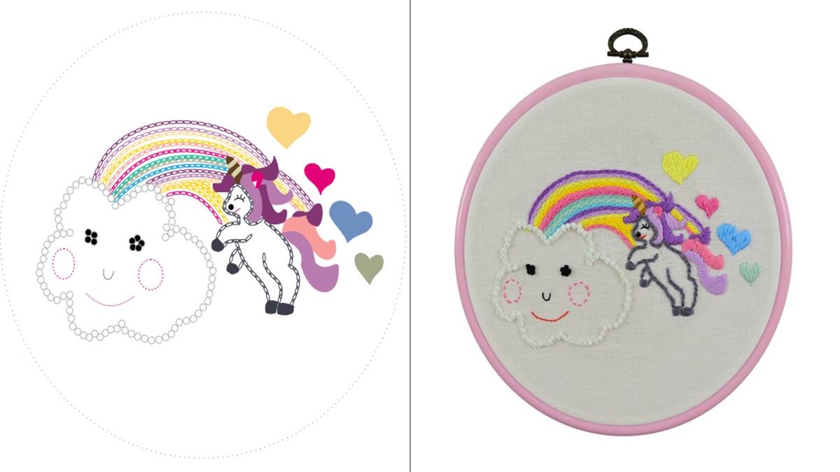 Aprenda a Fazer este Lindo Bordado Rainbow!
