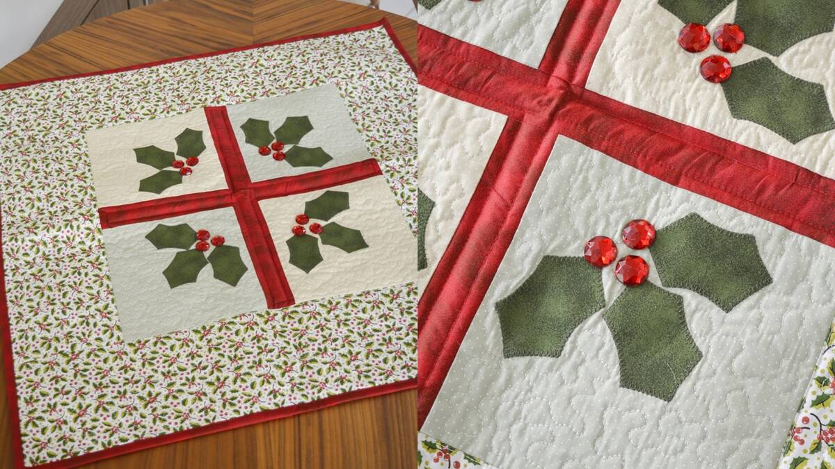 Centro de Mesa Natalino em Patchwork: Guia Completo!