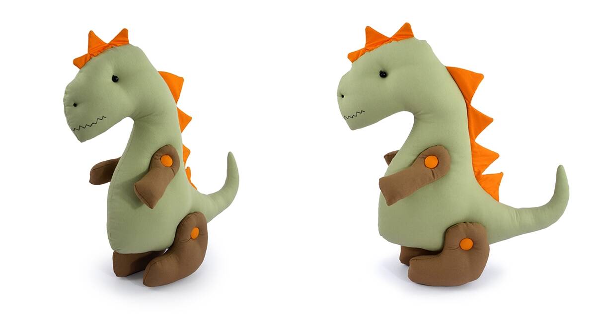 Dinossauro Joe em Patchwork: Faça Esse Boneco de Tecido!