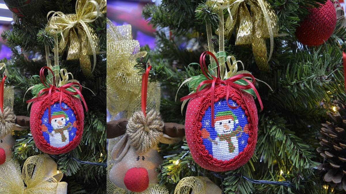 Boneco de Neve: Um Enfeite Natalino Bordado Para sua Casa!