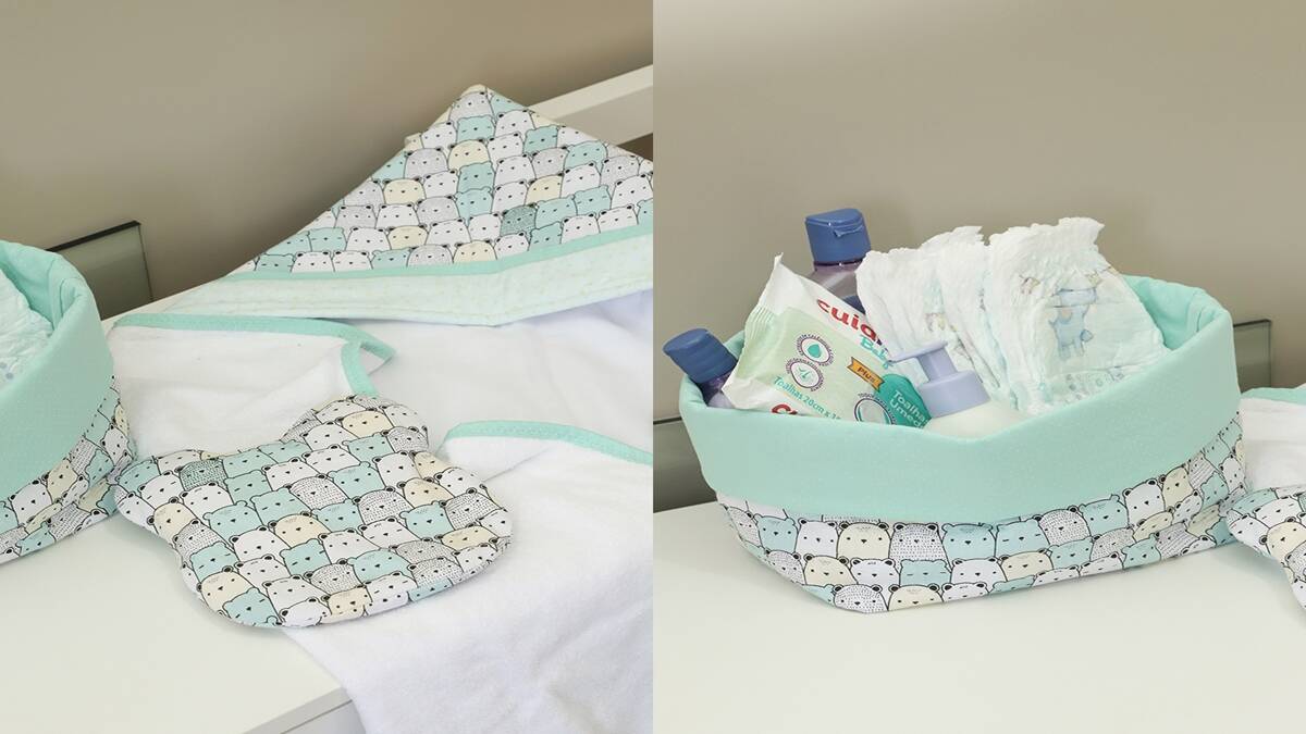 Kit Banho Para Bebê em Patchwork: Passo a Passo Completo!