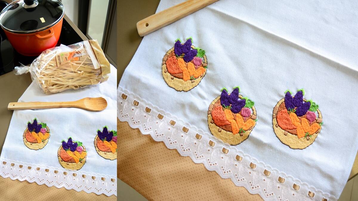 Pano de Prato Legumes Com Bordado: Guia Completo!