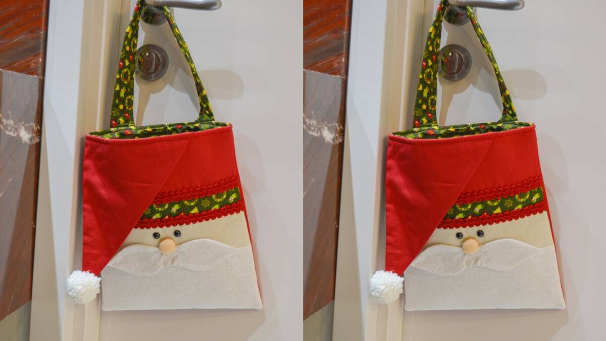 Sacola de Papai Noel: Aprenda a Fazer a Sua com Esse Guia!