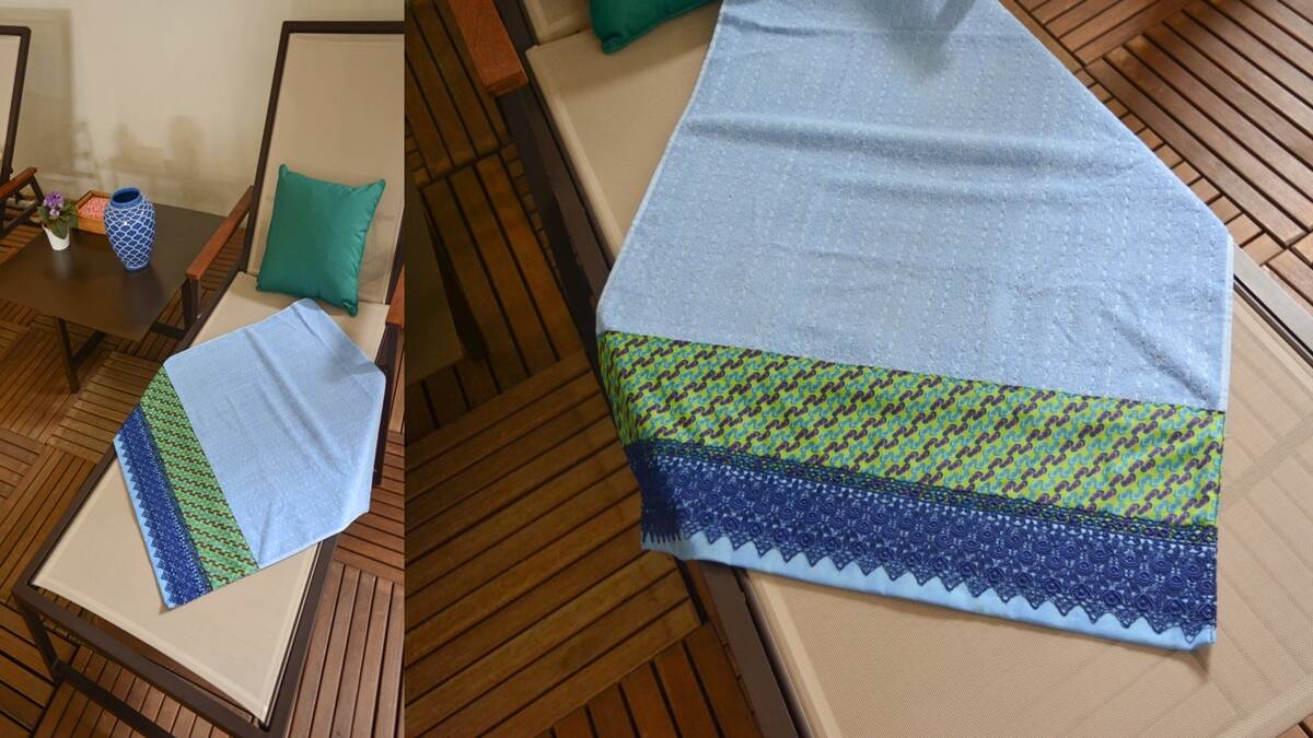 Aprenda a Fazer Uma Toalha de Banho Summer em Patchwork!