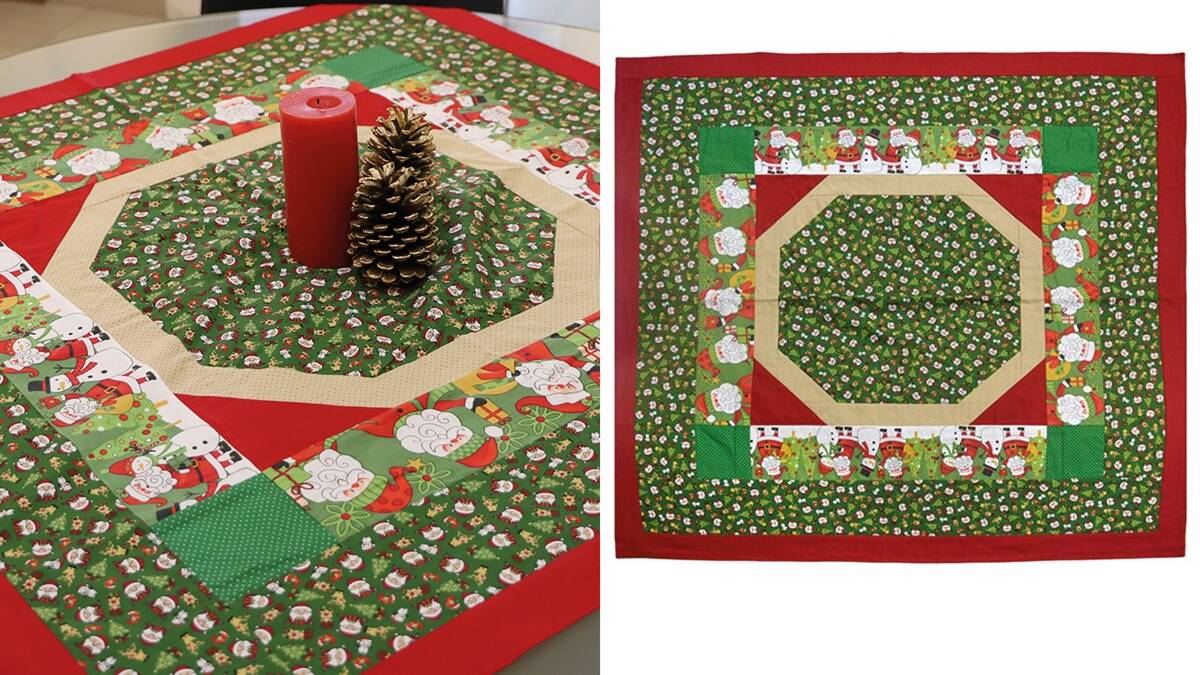 Toalha de Natal em Patchwork: Como Fazer a Sua?
