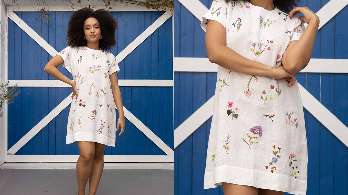 Vestido Bordado com Flores: Como Fazer o Seu?