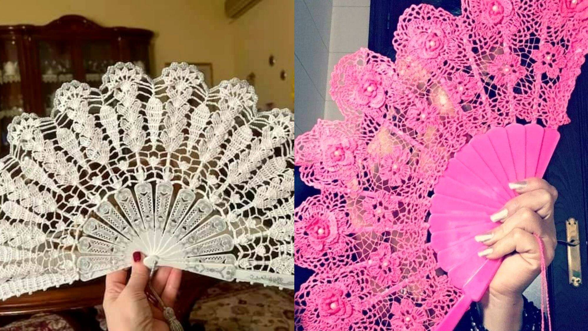 Leques de Crochê: Inspirações Criativas para Adornar Festas e Ambientes