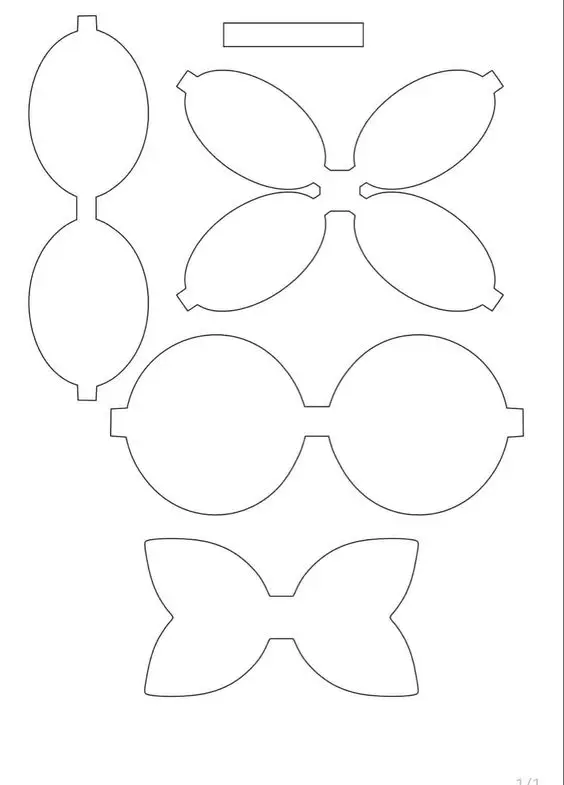 laços de papel