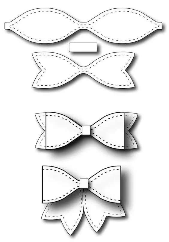 laços de papel