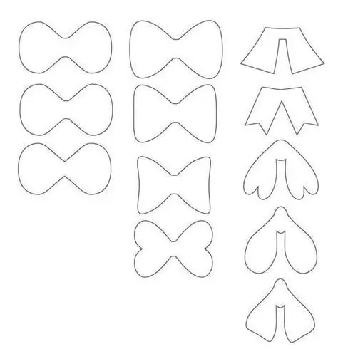 laços de papel
