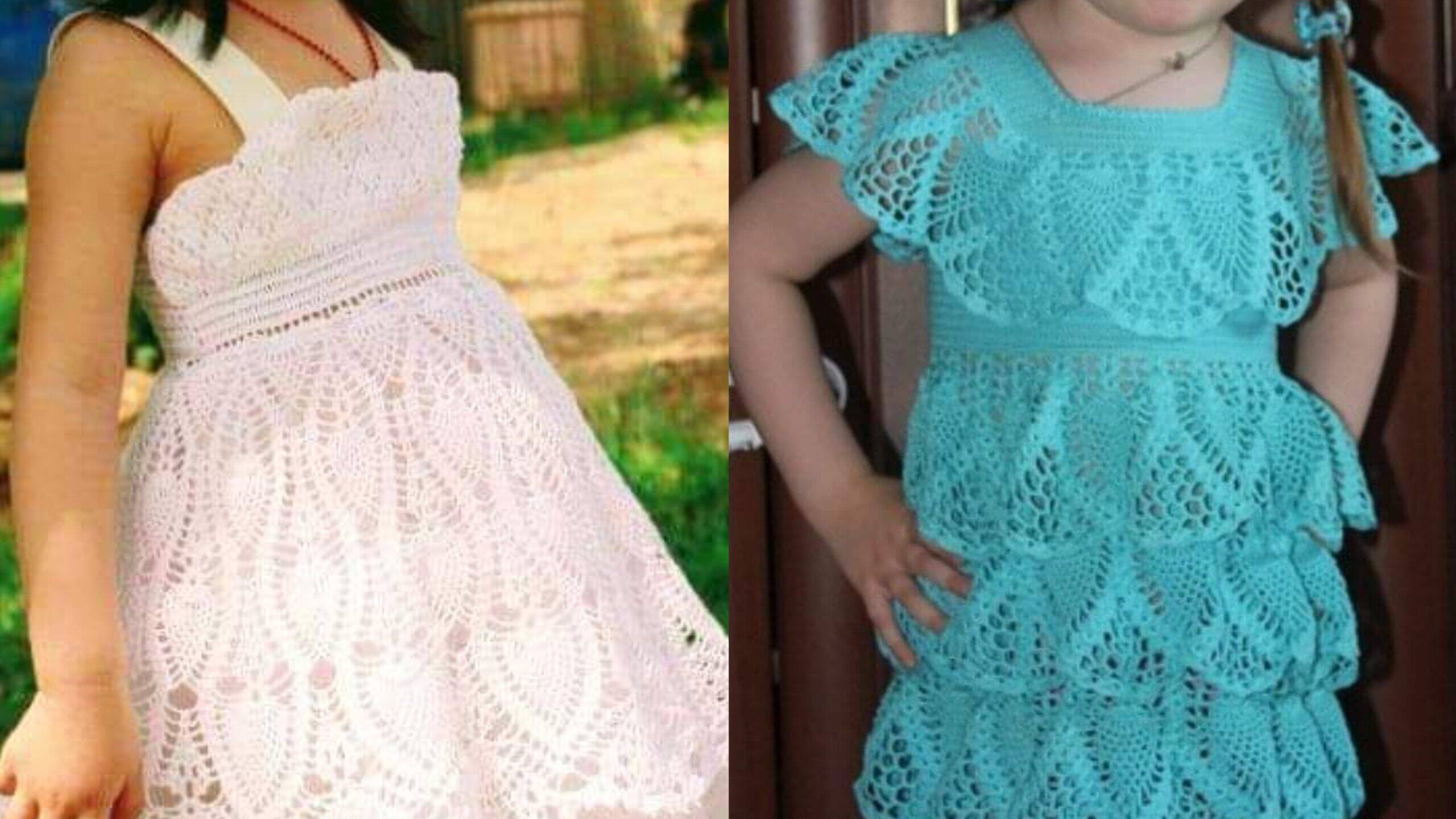 Encanto em Ponto: Vestidinhos de Crochê Infantil que Conquistam Corações