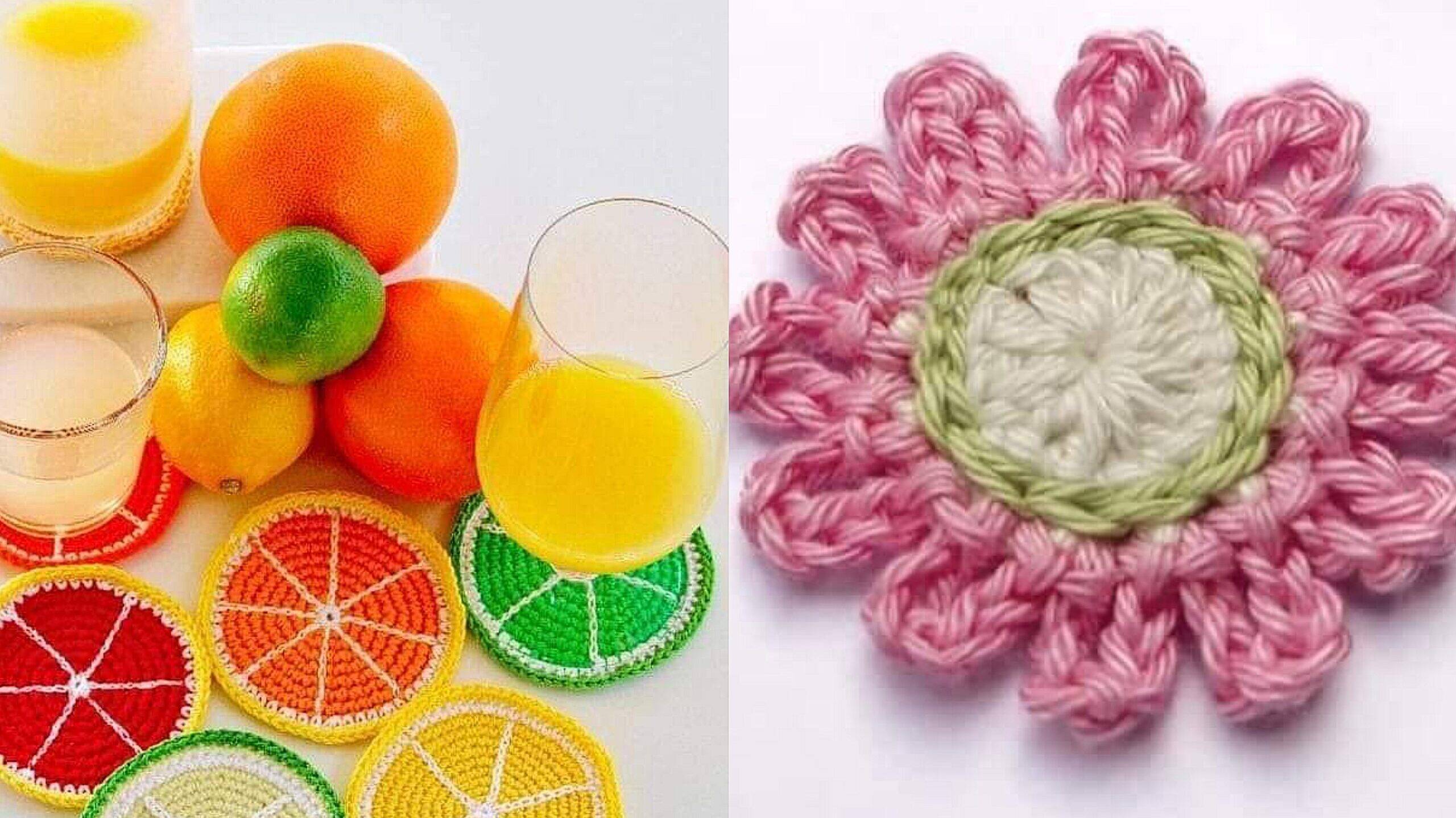 Porta Copos de Crochê: Adicione Charme e Elegância à Sua Mesa com Video Tutorial