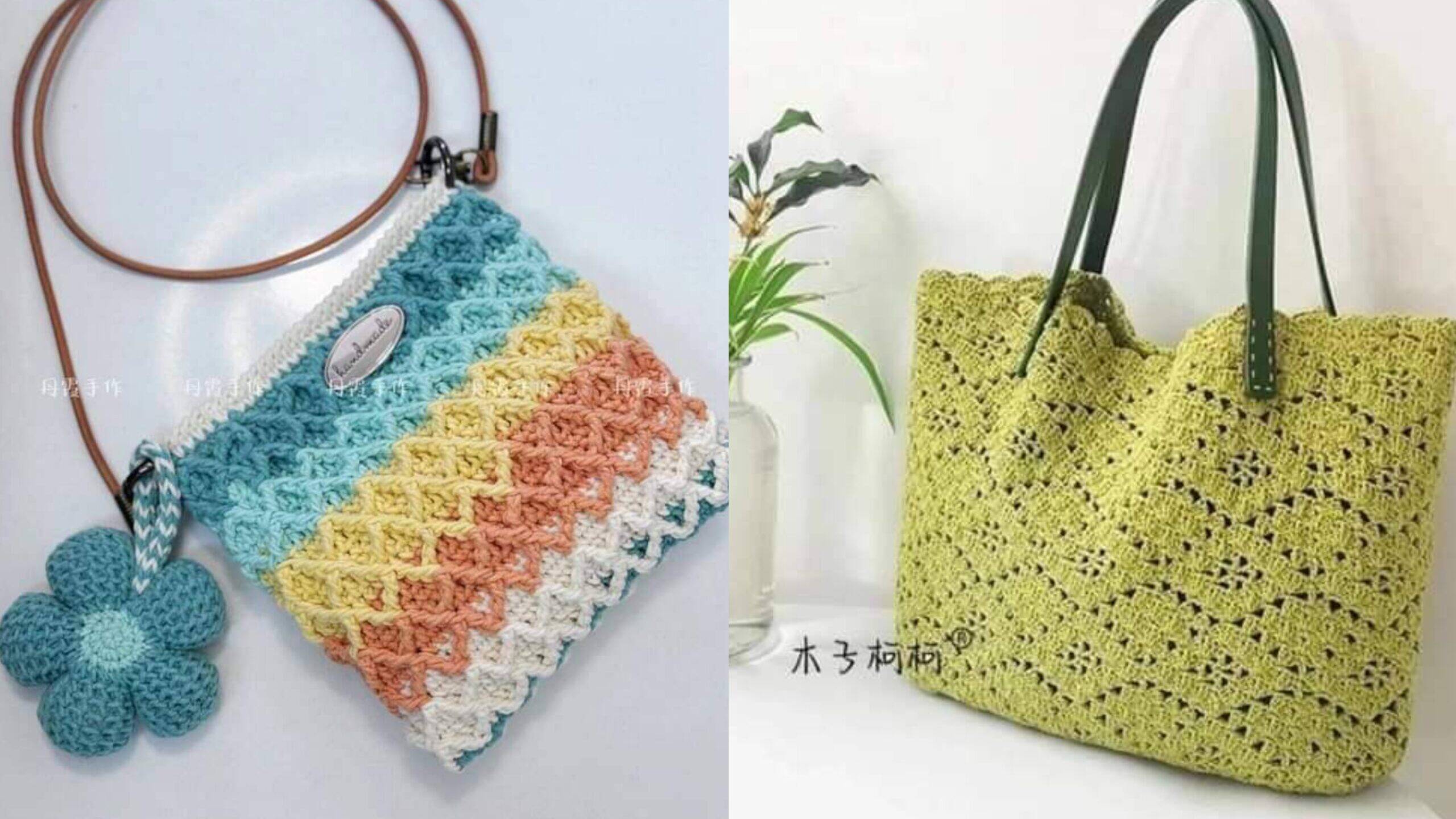 Bolsas em Crochê: Charme e Versatilidade em Cada Pequeno Detalhe