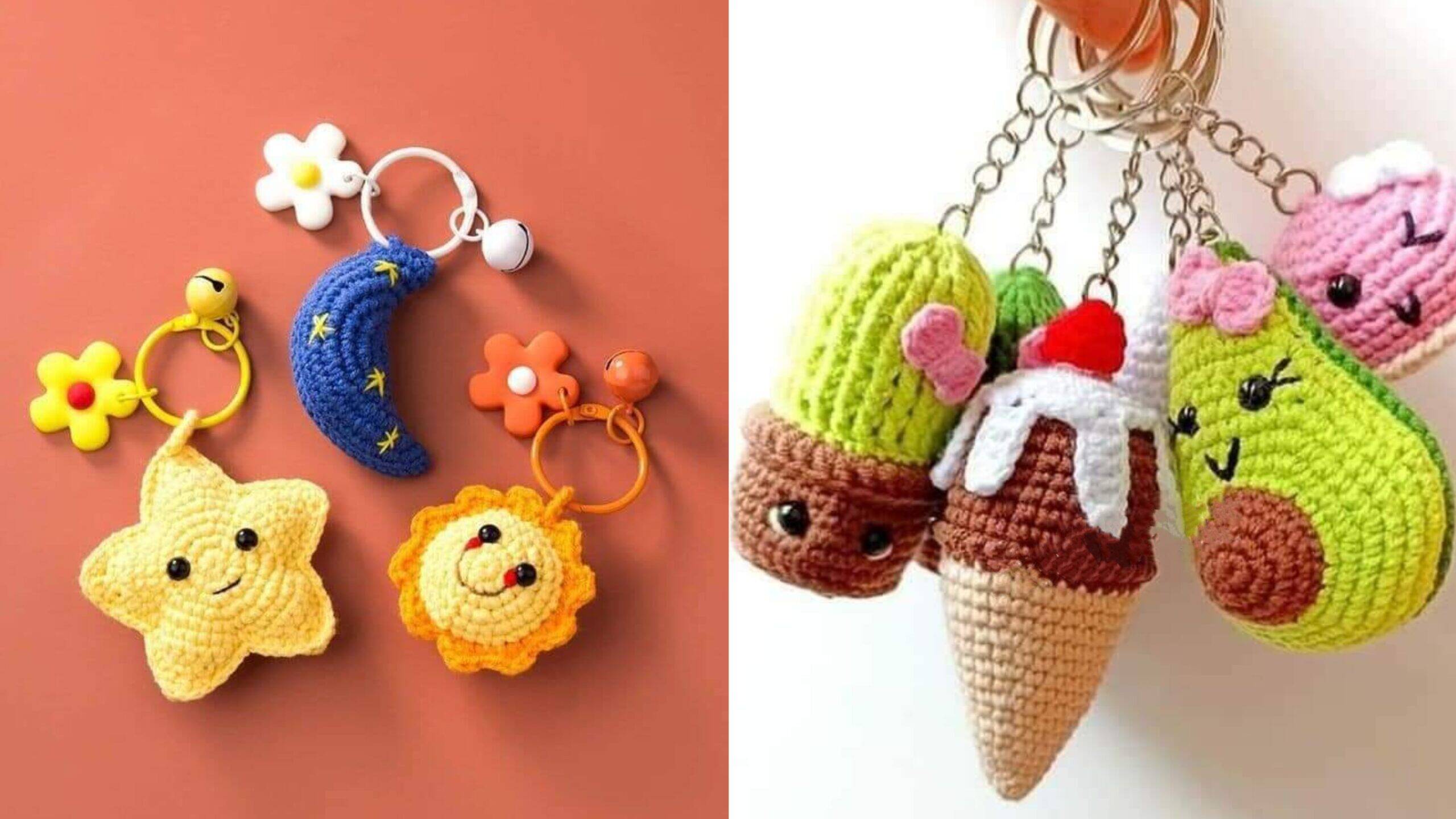Ideias de Crochê Criativo: Chaveiros Amigurumi Encantadores para Fazer e Presentear