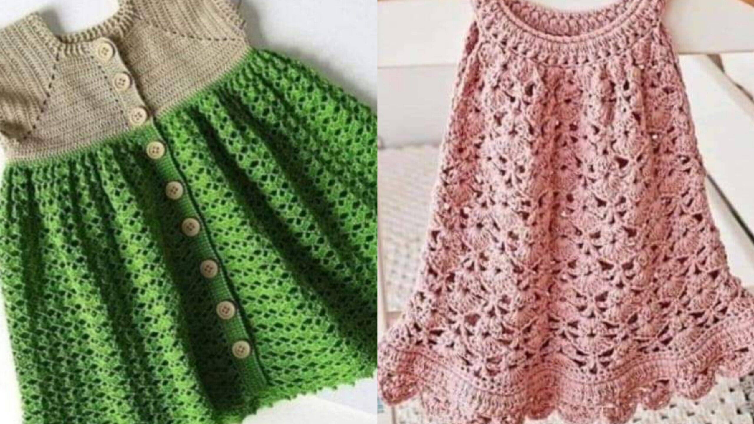 Encanto em Crochê: Modelos de Vestidos Infantis com Gráficos Passo a Passo