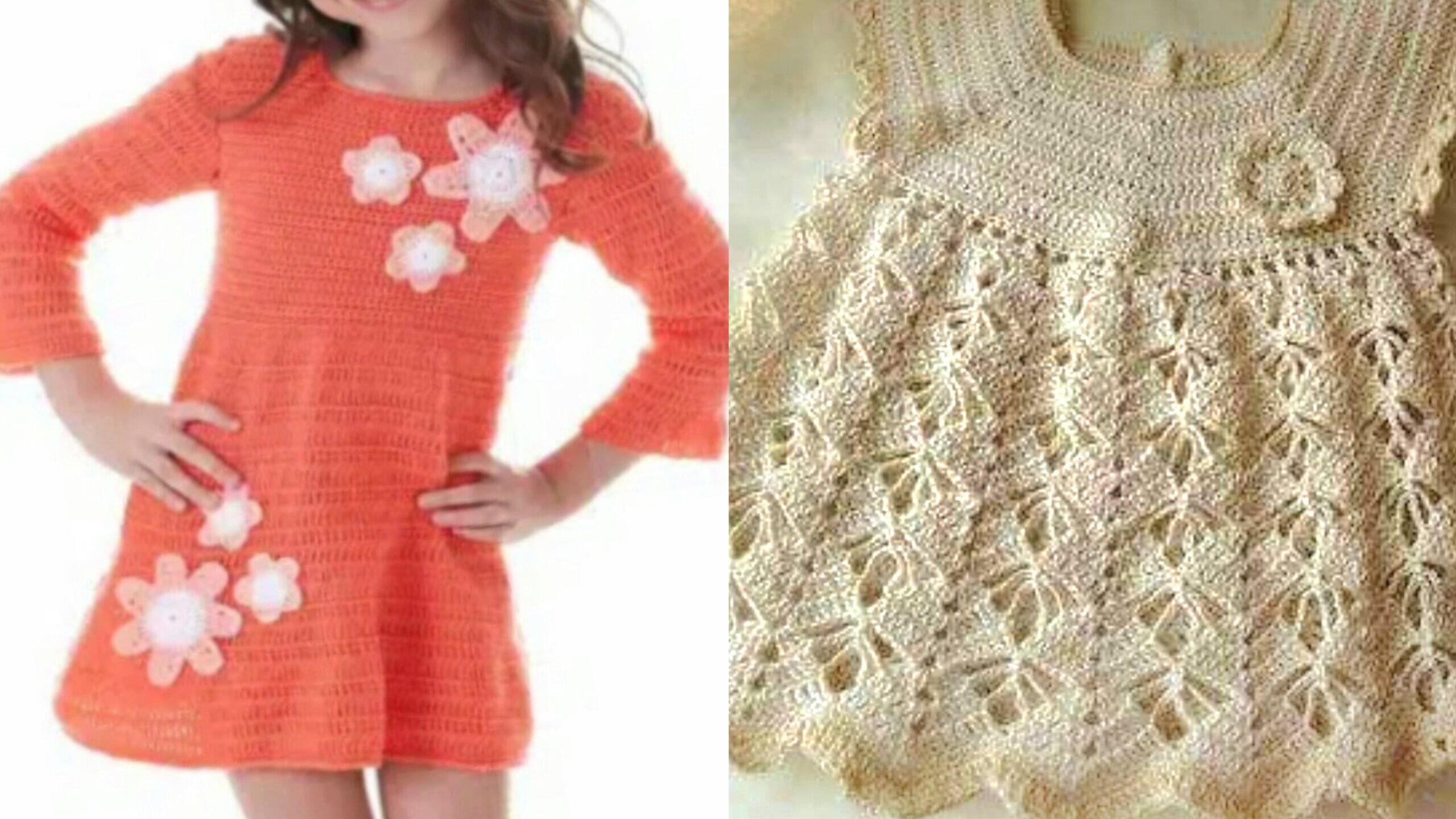 Vestidinhos de Crochê Infantil: Conforto e Charme com Padrões Gratuitos para as Pequenas