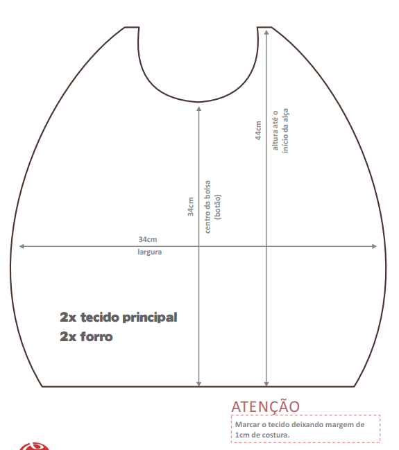 bolsa em patchwork