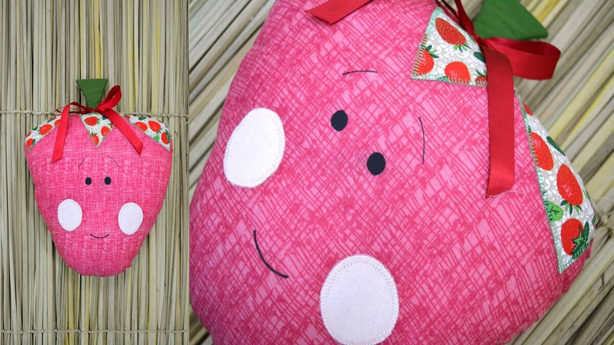 Almofada de Morango em Patchwork: Como Fazer a Sua?