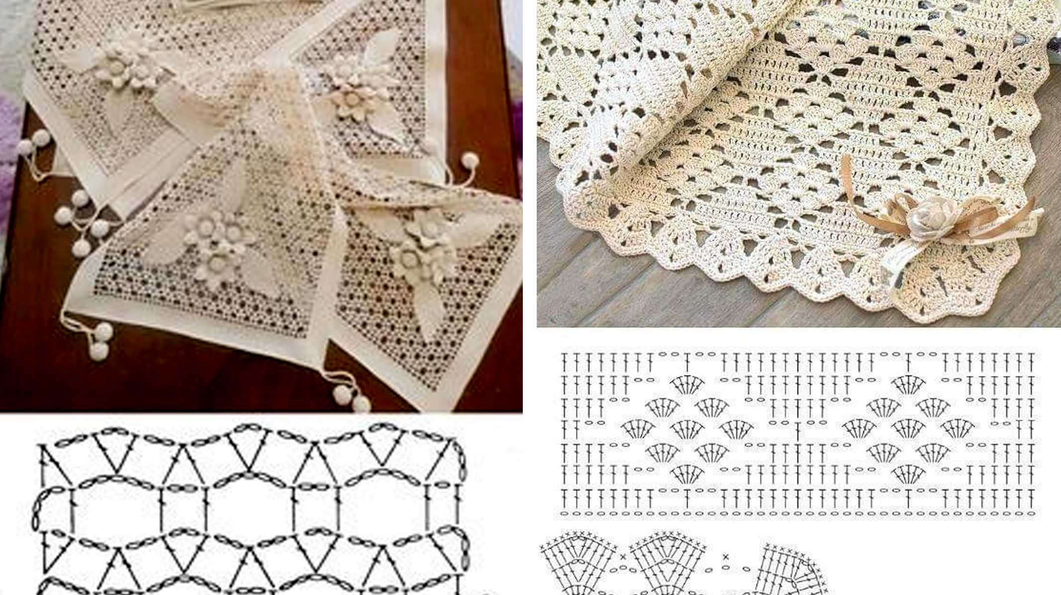 Decoração em Crochê de Luxo com Gráficos – Lindas Peças que Encantarão Suas Visitas no Fim do Ano!