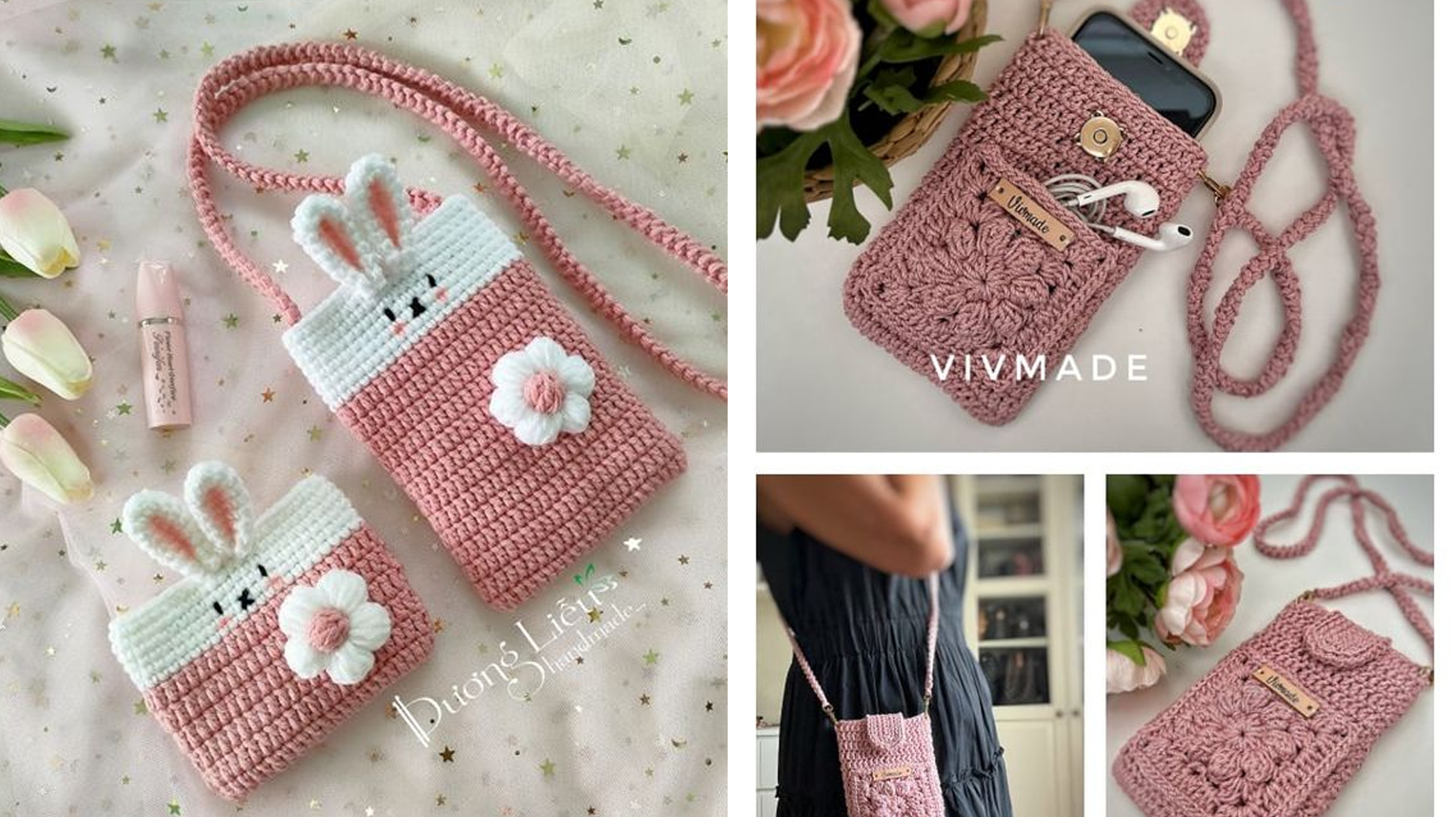 11 Bolsinhas de Crochê para Celular: Muito Charme e Criatividade!