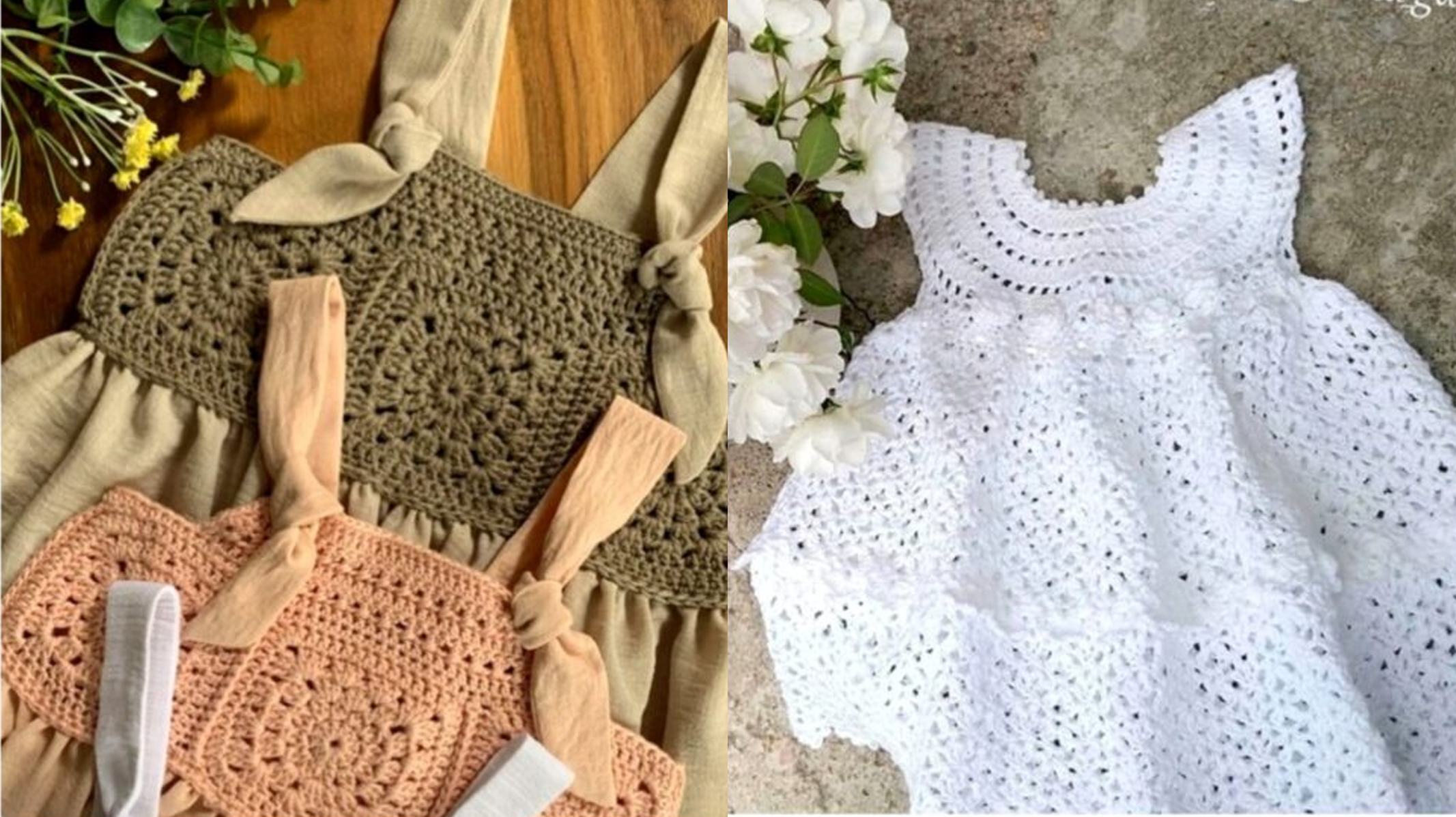 10 Vestidinhos de Crochê Infantil Lindíssimos: Muito Charme  para as Pequenas