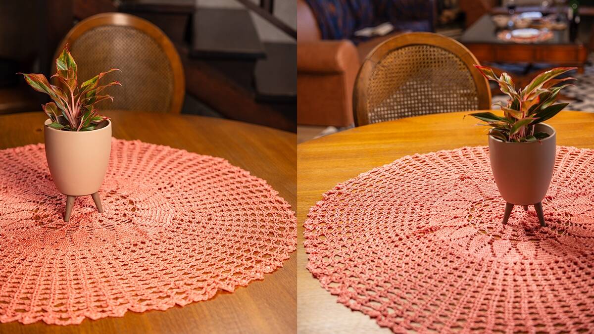 Toalha de Mesa Cupido em Crochê: Aprenda a Fazer a Sua!