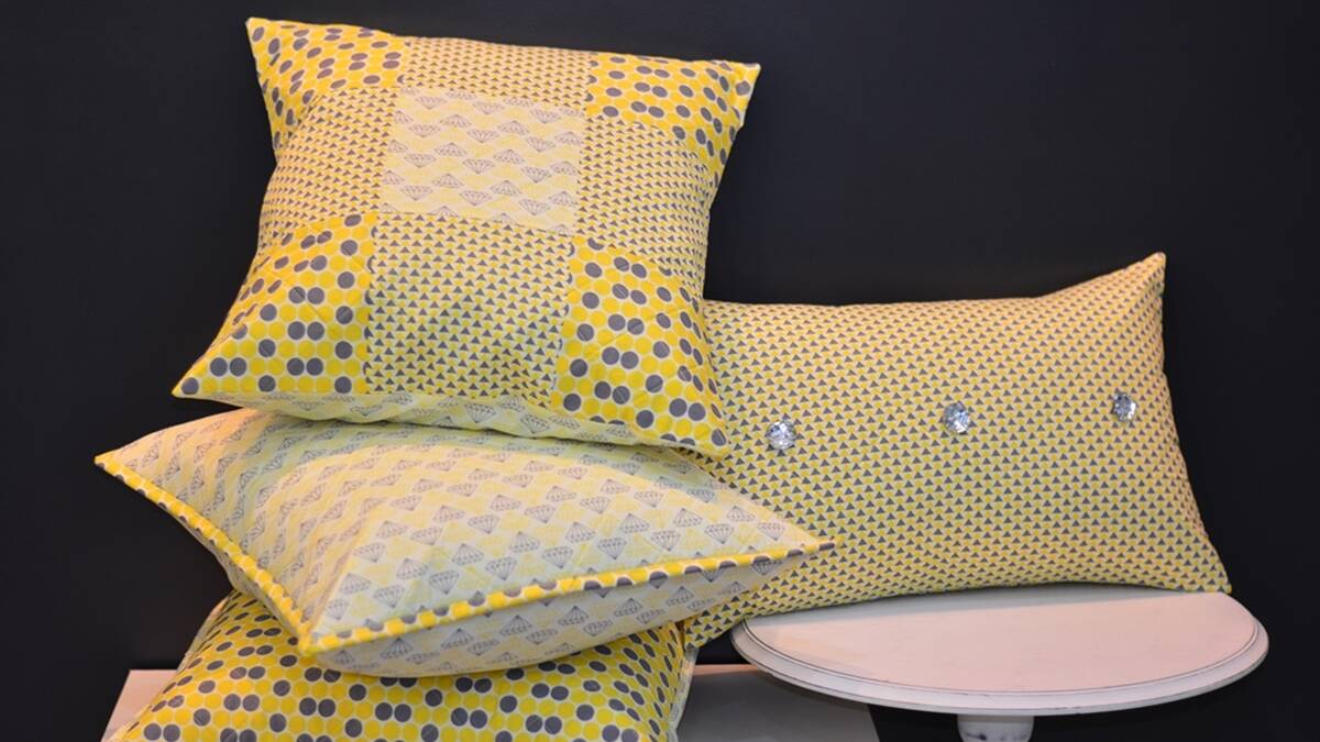 Almofadas Diamantes Decor em Patchwork: Passo a Passo!