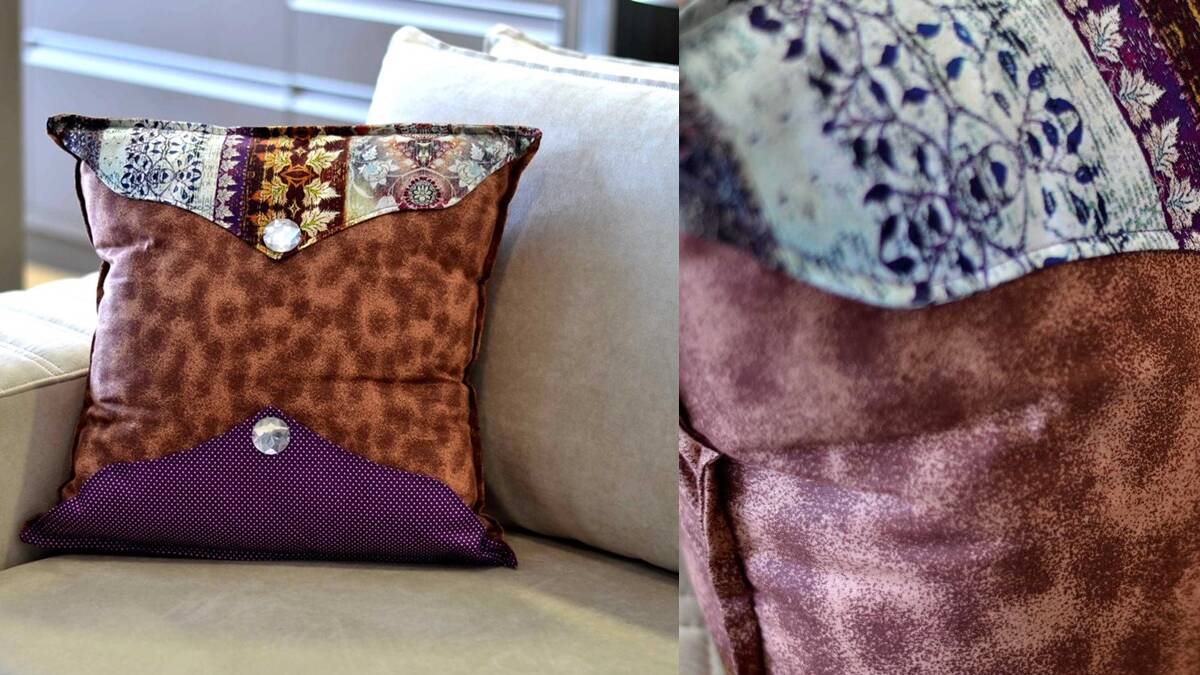 Almofadas em Patchwork: Faça uma Linda Almofada Abstract!