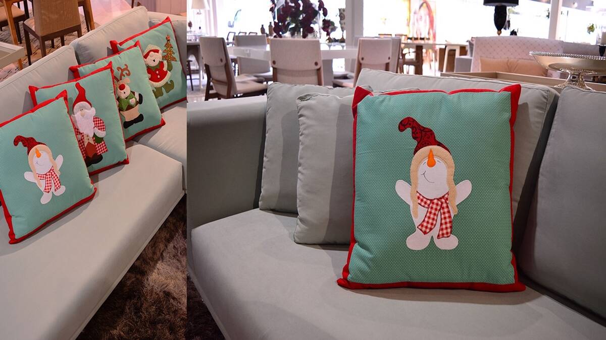 Almofadas Decorativas de Natal: Aprenda a Fazer as Suas!