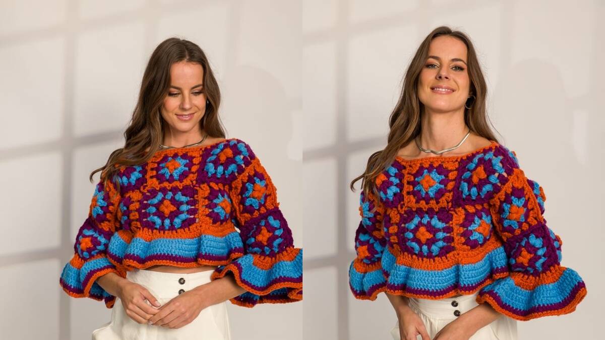 Blusa de Crochê Vanguarda: Uma Linda Peça Feita Por Você!