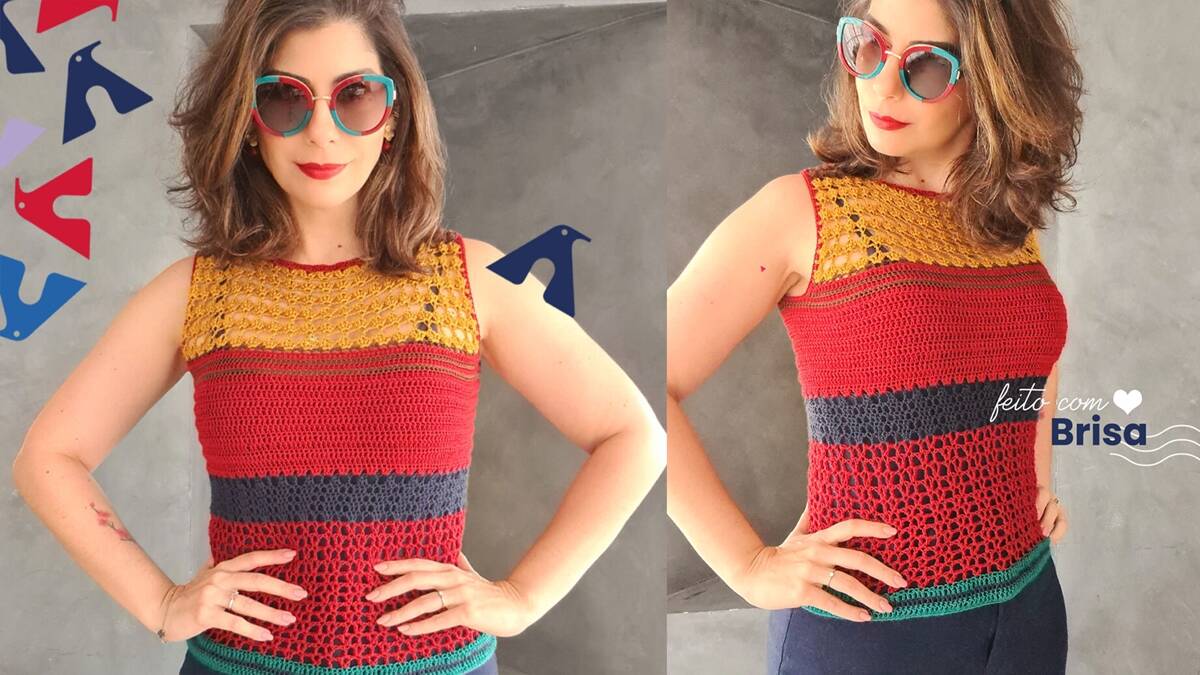 Blusa de Crochê Juliana: Uma Blusa Linda e Versátil!