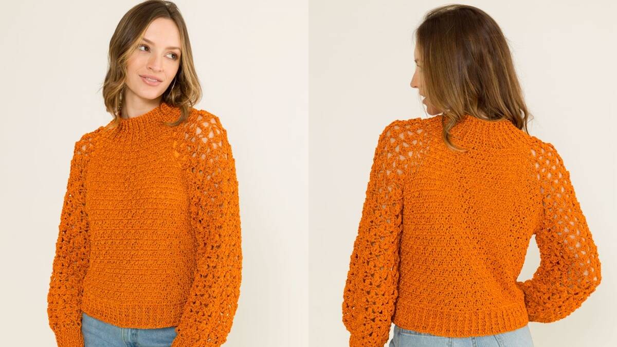 Blusa de Crochê Ferrugem: Transforme Seu Guarda-Roupa!