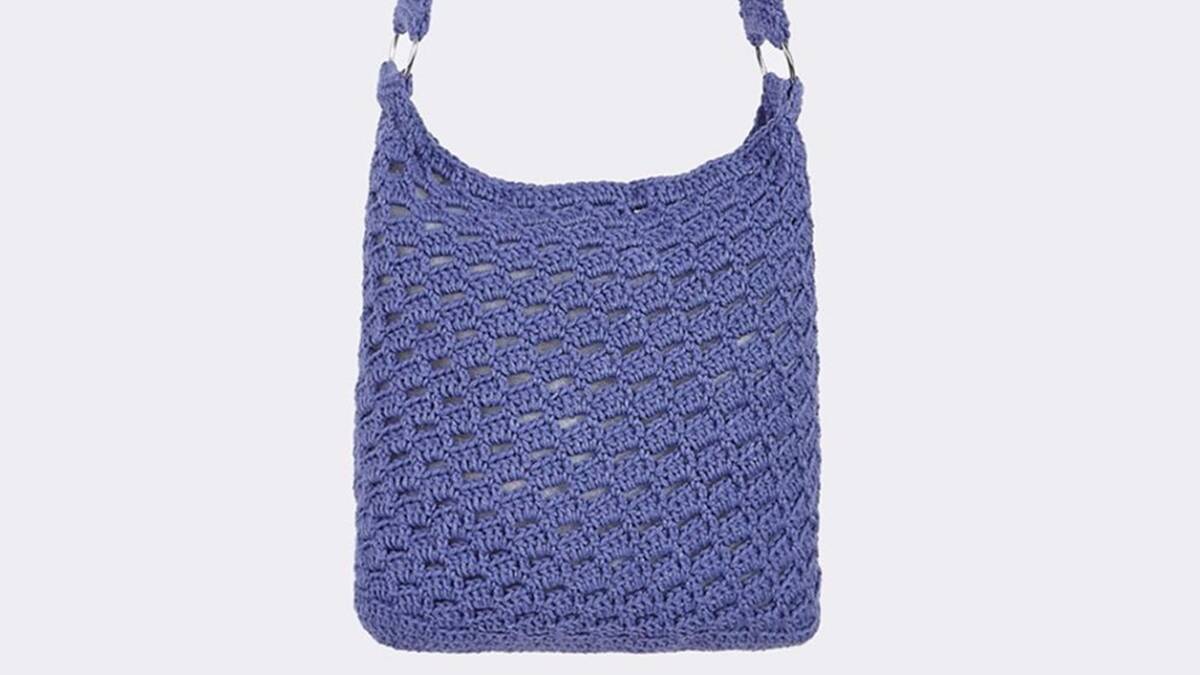 Bolsa Azul de Crochê: Uma Linda Bolsa para o Seu Dia a Dia!