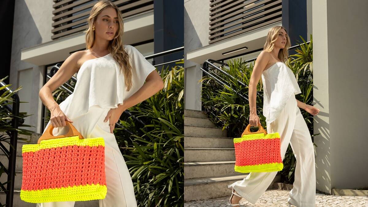 Bolsa de Crochê Neon: Aprenda a Fazer a Sua!