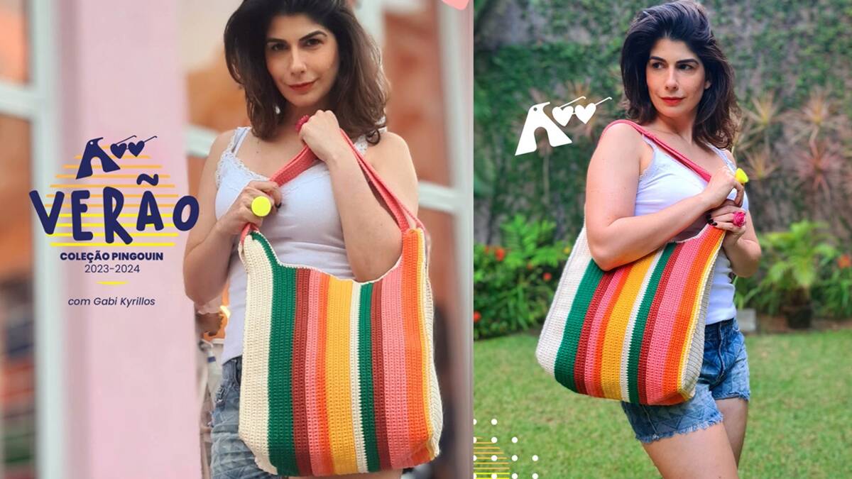 Bolsa Tote em Crochê: Aprenda a Fazer Esta Linda Bolsa!