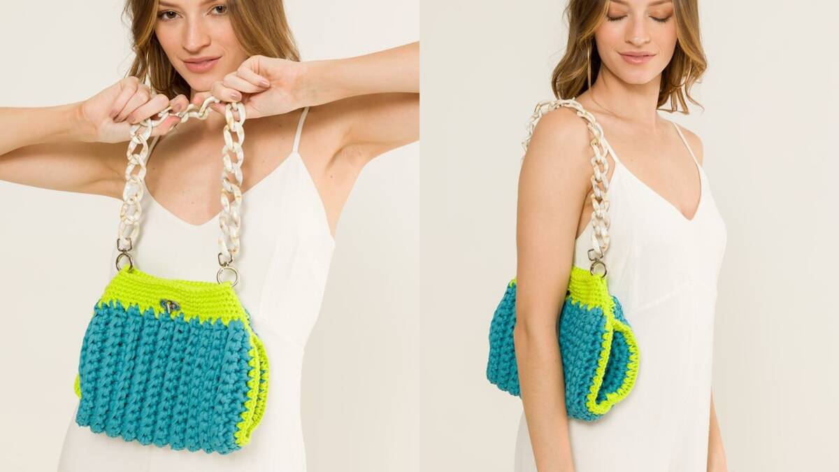 Bolsa Pixel Feita em Crochê: Aprenda a Fazer a Sua!
