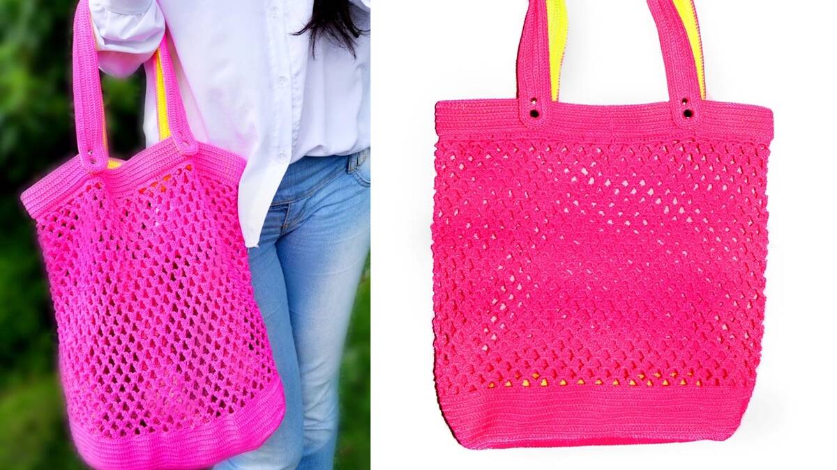 Bolsa de Crochê Neon: Como Fazer a Sua Linda Bolsa?