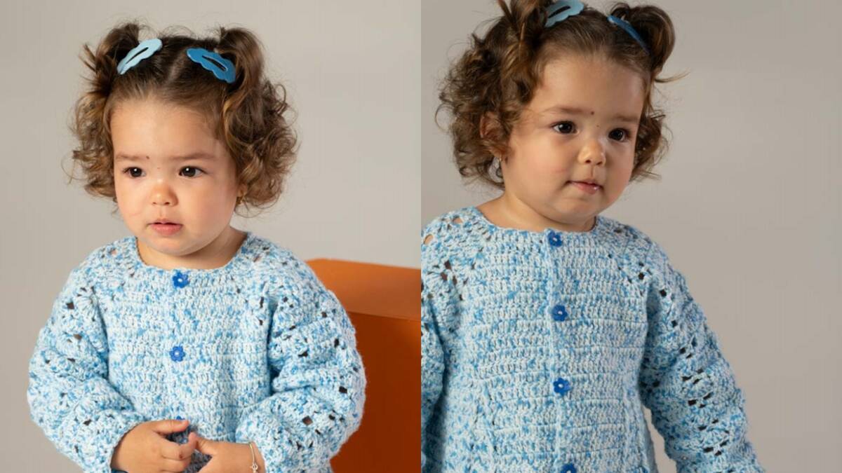 Casaco Infantil em Crochê: Dê de Presente no Natal!