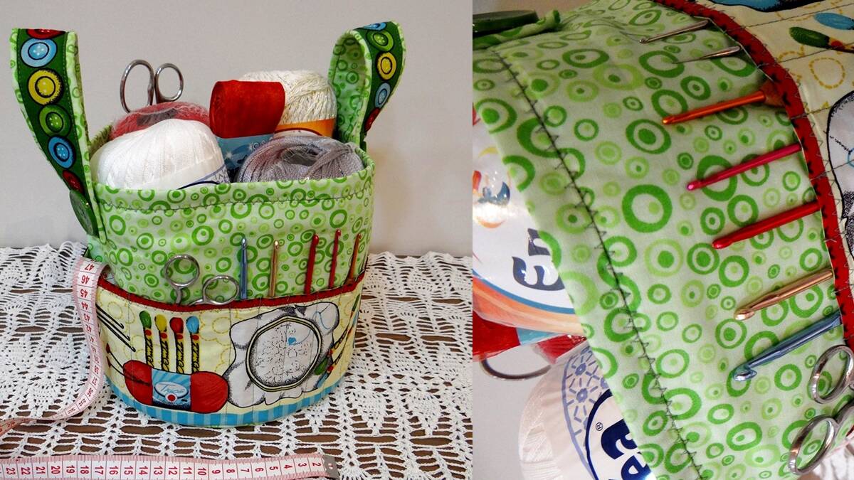 Cesta Organizadora em Patchwork: Aprenda a Fazer a Sua!